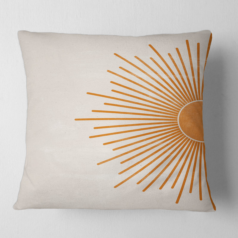 Housse de coussin carré Sun I, 16" x 16"