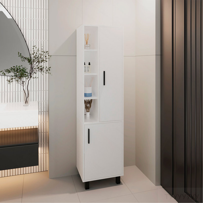 Delta Storage Cabinet, Bathroom, White