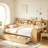 Kasten Daybed with Storage Shelves Multi-functional Bed with Trundle Bed and Study Desk-1783834232-1783834237