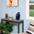 Tiered Pitchers Contemporary Blue Ceramic Indoor Tabletop Fountain