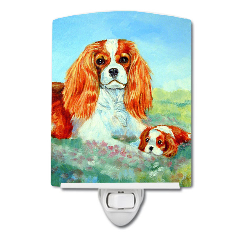 Cavalier Spaniel Momma's Love Ceramic Night Light