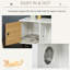 Maison pour chat en bois avec grande porte, coussin moelleux pour chats, espace de rangement pour animaux de compagnie surélevé et trou de ventilation, propreté polyvalente,