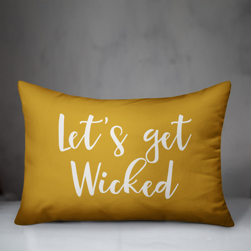  Coussin Let's Get Wicked, Moutarde