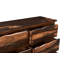 Commode double en bois massif à 6 tiroirs 60 po Chaliyah