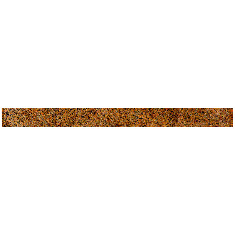 Carrelage en verre 12 "x 1" Pencil, Ambre