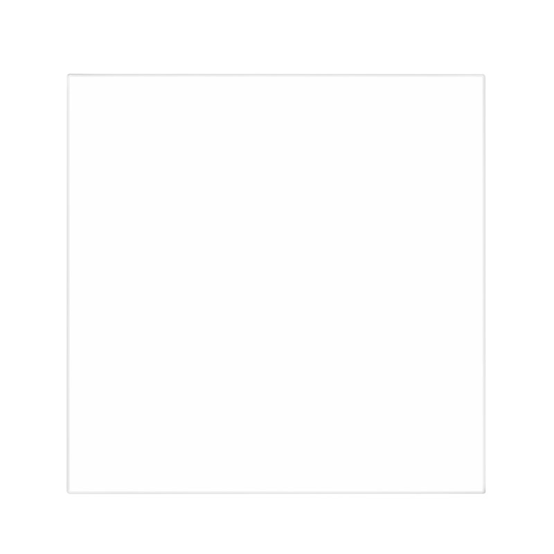 Top Top Coffee Table, White Melamine, 28.5" H x 28" L x 28" W
