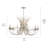 10 - Light Dimmable Drum Chandelier-70048056