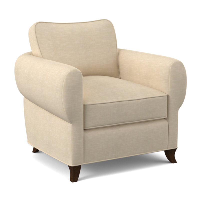 Fauteuil cocon, Noyer noir, Lin UV-Rollo
