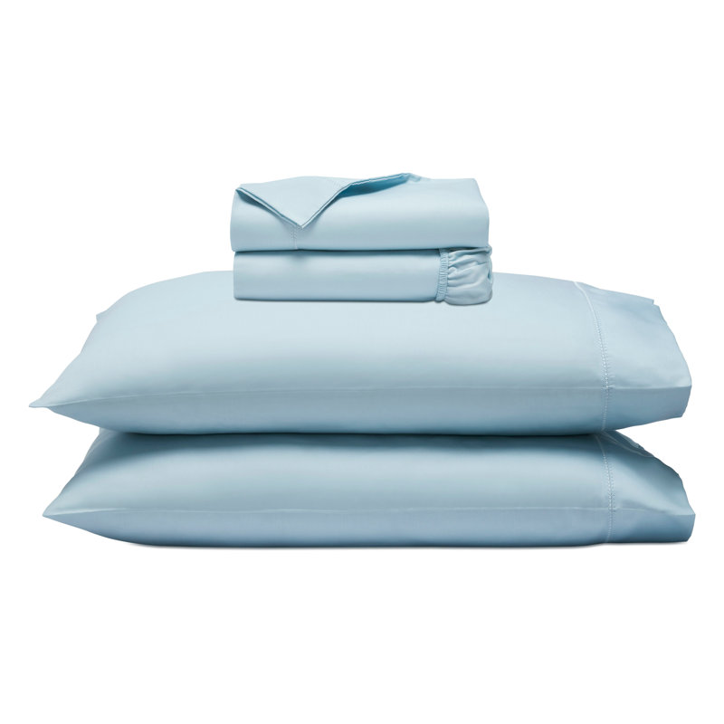 Ensemble de draps Impressions, Ensemble de draps pour lit simple TG avec 1 taie d, Bleu