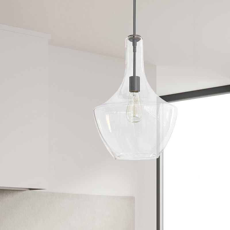 Luminaire suspendu unique et spectaculaire Petalite, Noir mat