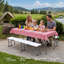 Table de camping table pliante et chaises table de pique-nique pliable Portable Blanc-1566236718