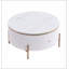 Table basse moderne moderne avec 2 grands tiroirs de rangement (31,5 po)