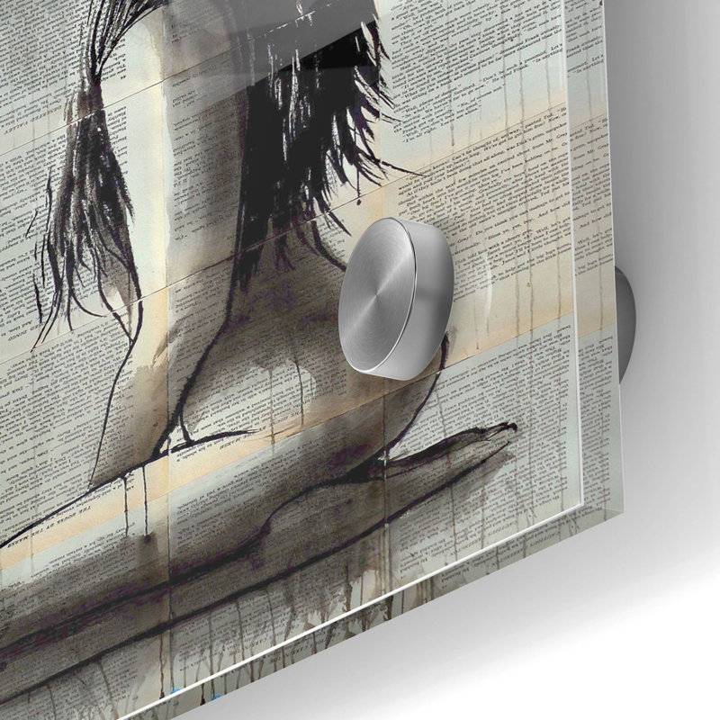 " Bluebird Whisper " by Loui Jover, 36" H x 24" W x 0.2" D