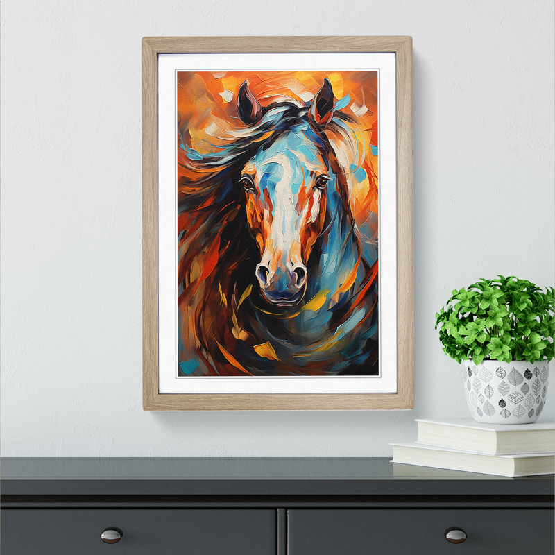 Horse Expressionism No.2 - Framed Print