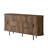Modern 6 Drawer Dresser, 63-Inch Wood Chest Of Drawers, Curved Anti-Collision Design, Mid-Century Storage Cabinet,Fluted Double,Natural Texture, For Bedroom, Living Room, TV Stand, Nursery-1315602900