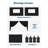 Heavy-Duty  4 Removable Waterproof Sidewalls for 10x10 Pop Up Canopy ,UV Protection ,Outdoor SunWall Panels,Quick Canopy Tent Shelter Replacement-126593915-126593918