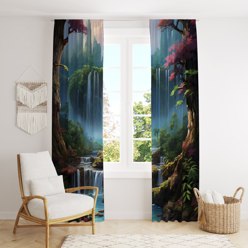 Paire de rideaux obscurcissant en polyester Graball, L 20 po x L 52 po