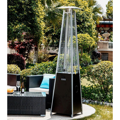 40000 Stainless Steel Propane Standing Patio Heater