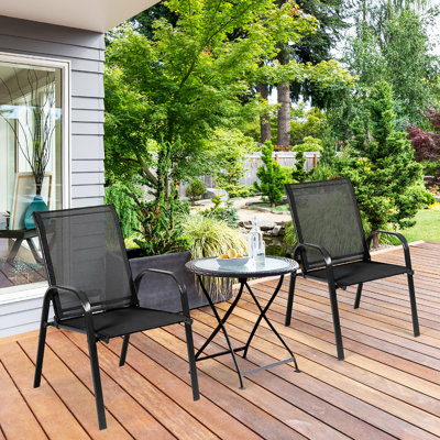 Steel Outdoor Dining Armchair
