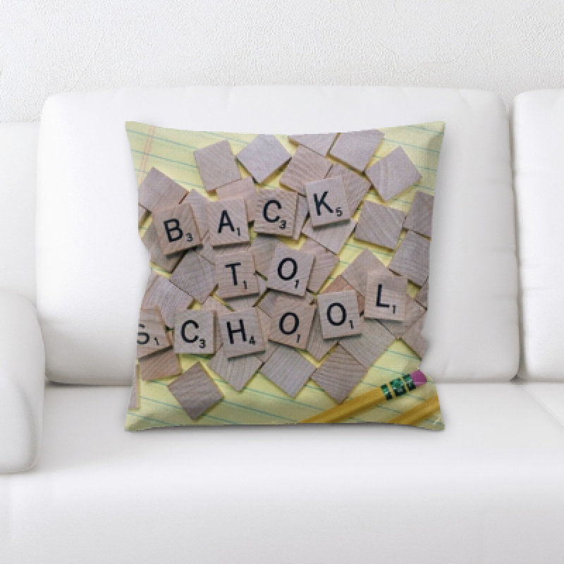Microsuede Reversible Throw Pillow