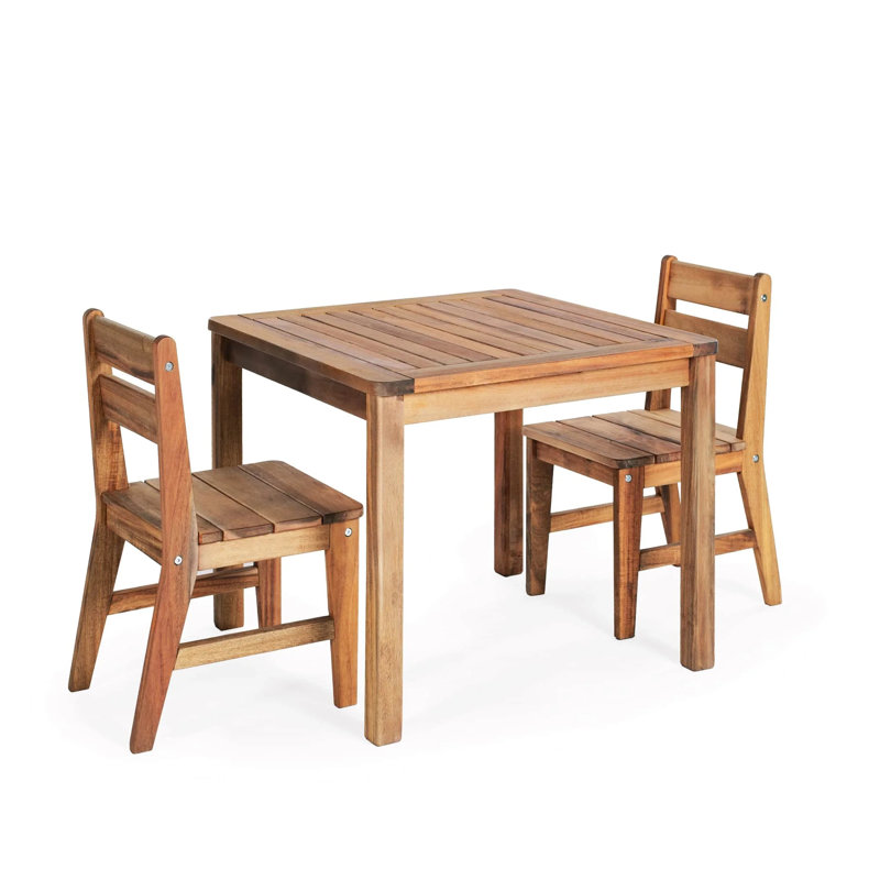 Table carrée et chaises d'extérieur Acadia