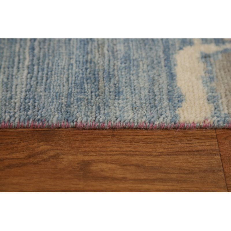 Tapis de style oriental végétal noué à la main 10 x 14 Art Deco