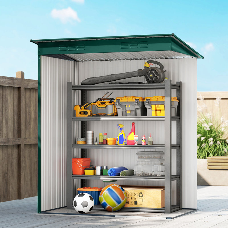 Garden Storage Shed, Green