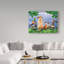« watching the rainbow », reproduction d’art graphique sur toile tendue-26858704