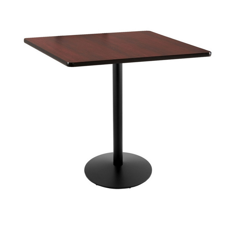 Dining Table, Black, 36" x 36"