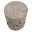 Briar 18-Inch Round Bleached Teak Root Block Style End Table