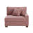 Milbrey Upholstered Pink Corduroy Armchair with Pillow Back and Solid Wood Legs-289040707-289040734