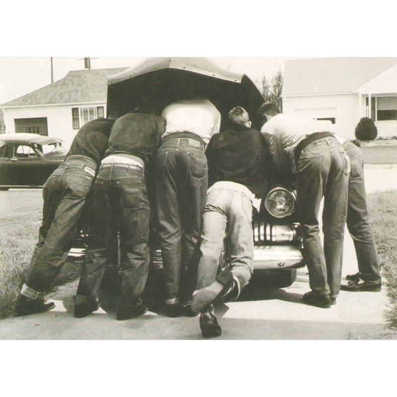 Garçons avec leur première voiture, 1957