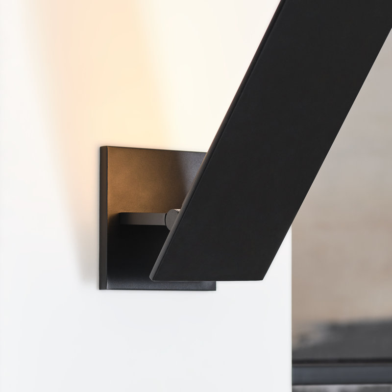 Angolo LED Outdoor Wall Lantern, 18.3" H x 3.8" W x 4.5" D
