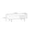 Solid wood coffee table with retro design