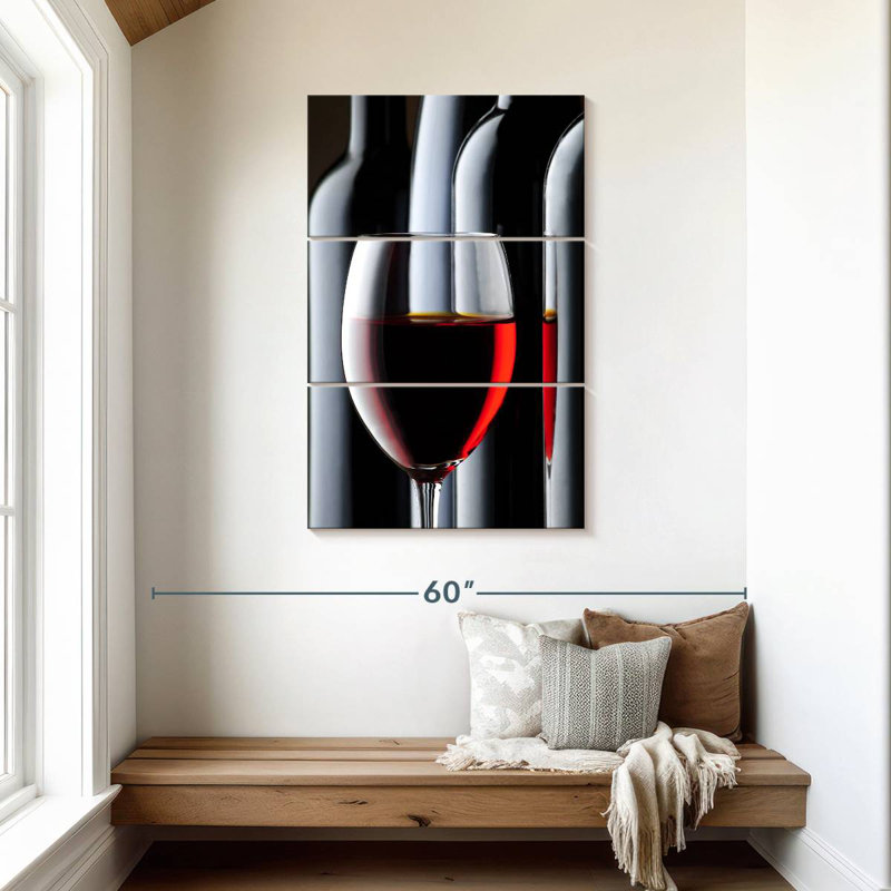 Yarlin Cabernet Red Wine, 45" H x 28" W
