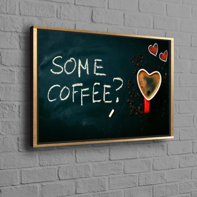 Large Modern Art Kitchen Wall Hangings For Personalized Gifts With A Coffee Theme