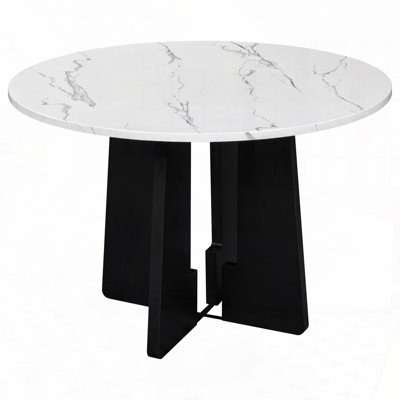 Table de salle à manger ronde pour 4 personnes