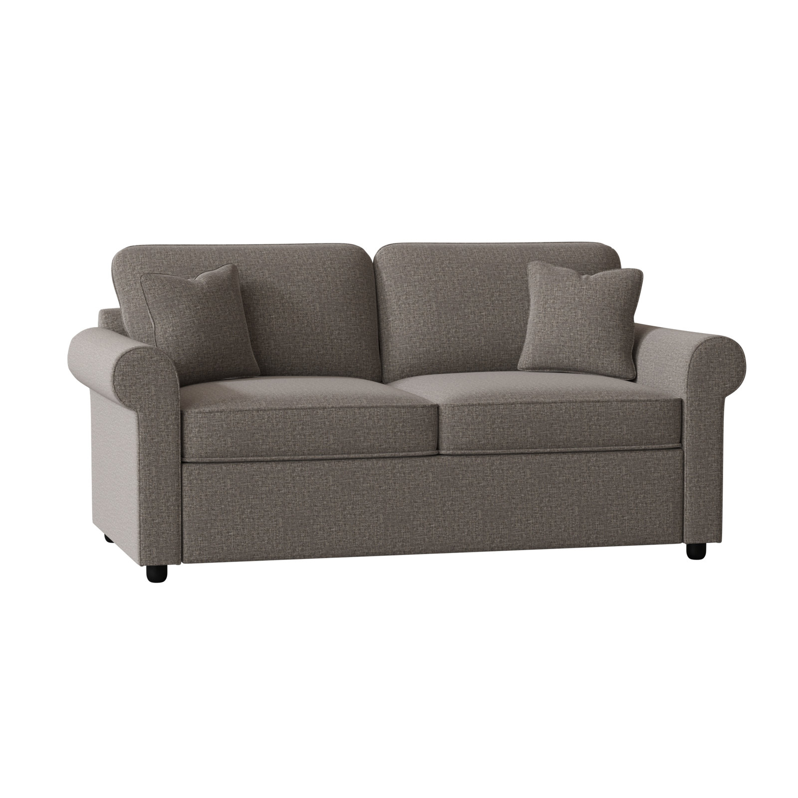 Warrington 76'' Upholstered Sofa, Dursky Charcoal