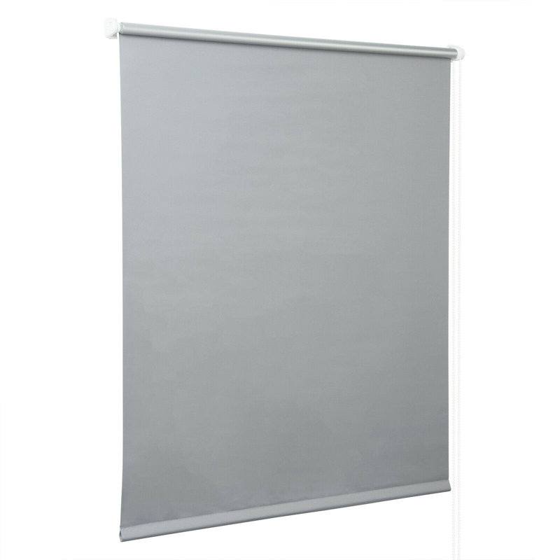 Blackout Roller Blind, 160cm L x 120cm W, Grey