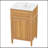 20" Small Adjustable Shelf Bathroom Vanity With Sink-1538744425