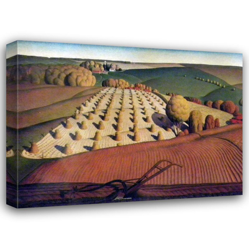 Fall Plowing, 1931, 18" H x 24" W