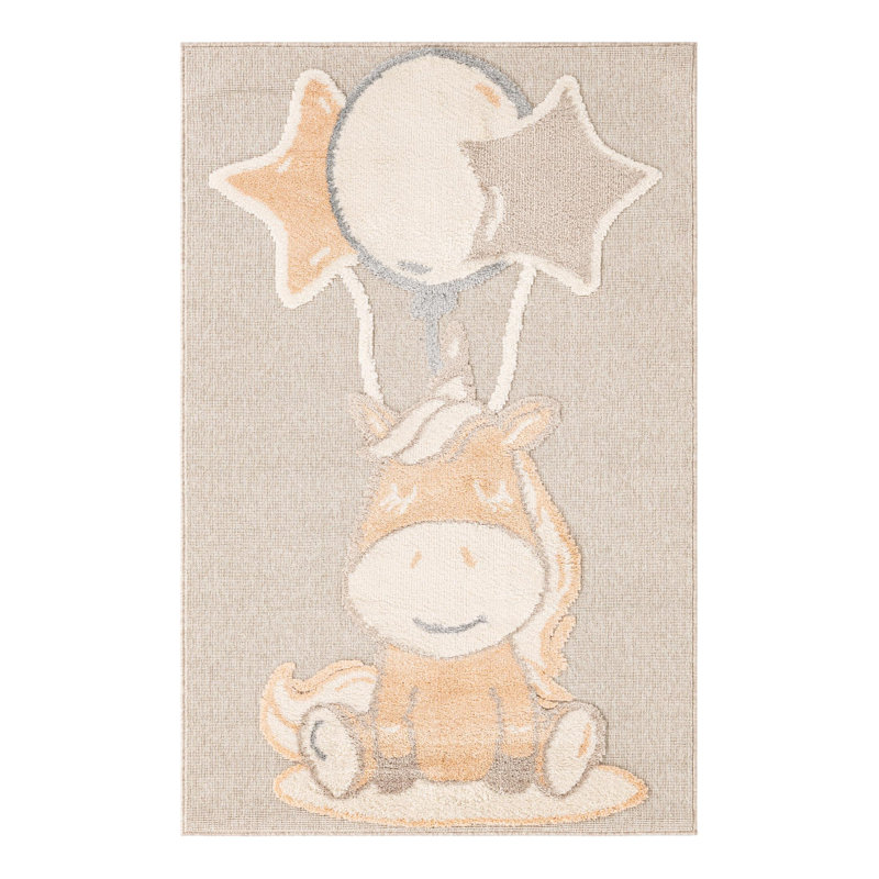 Unique Loom Clement Whimsy Kids Rug, Rectangle 4'1" x 6'1"
