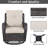 Bonia Outdoor Wicker Rattan Swivel Rocking Patio Club Accent Chairs with Cushions-2076145487-2076145486