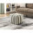 Multi-color Floor Pouf - Fabric Upholstered, Modern Square With Upholstery Non-slip For Sitting
