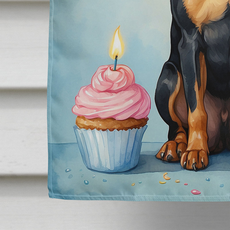 Drapeau «Happy Birthday House», Pinscher miniature