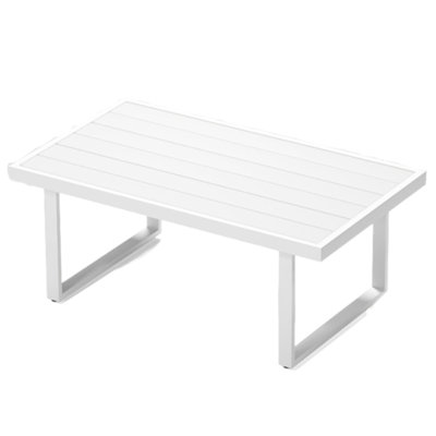 Outdoor modular aluminum patio conversation set by Wildon Home