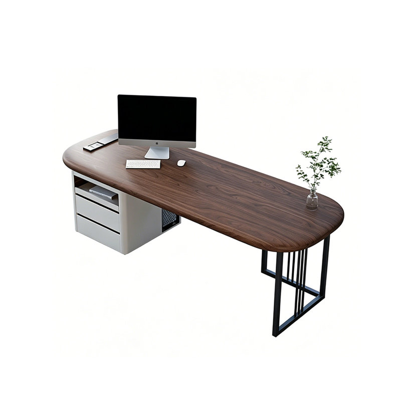 Bureau de direction rectangulaire 70,87 "simplifié de luxe, 29.53" H x 70.87" W x 27.56" D