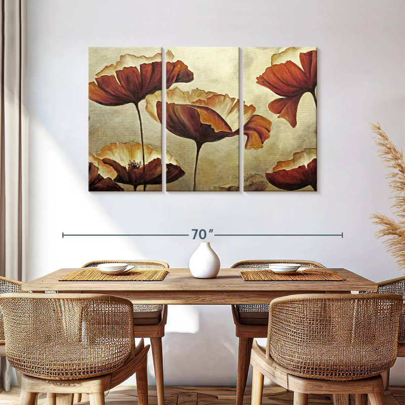 Coquelicots Harnek, H 36 po x l 57 po