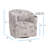 Tazewell Upholstered Swivel Barrel Chair