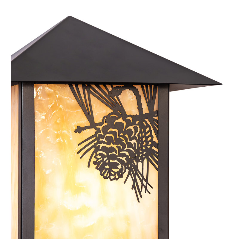 9" Wide Seneca Winter Pine Right Wall Sconce